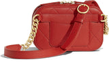 Grained Calfskin Waist bag - Red or Black | DESIGNER INSPIRED FASHIONS