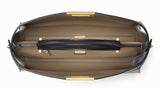 Peekaboo Essential Black and Beige Leather Handbag