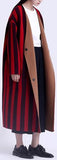 Oversized Reversible Wool Coat