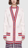 GG Knit Elongated Cardigan | DESIGNER INSPIRED FASHIONS