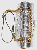 GG Marmont Matelass̩ Mini Bag, Silver