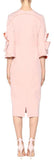 Lavette Bow Sleeves Dress, Pink