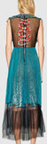 Embellished Sequined Tulle Dress - DESIGNER INSPIRED FASHIONS