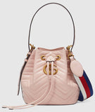 GG Marmont Quilted Leather Bucket Bag - Black or Pink - DESIGNER INSPIRED FASHIONS