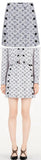 Short A-Line Skirt with Snaps
