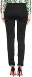 Crystal Embellished Stirrup Leggings, Black