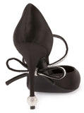 Marlene Crystal-Bow D'Orsay Pump-Black - DESIGNER INSPIRED FASHIONS
