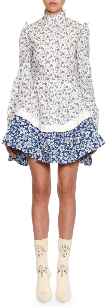 Victorian Floral Dress