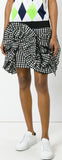 Gingham Ruffle Mini Skirt - DESIGNER INSPIRED FASHIONS