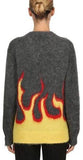 Flames Mohair and Wool Knit Sweater