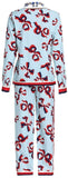 Bow-Printed Matching Shirt & Pant Set