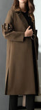 Button Ruffled-Sleeve Coat
