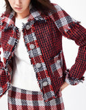 Checkered Tweed Jacket