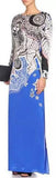 Lion Print Jersey Silk Maxi Dress - DESIGNER INSPIRED FASHIONS