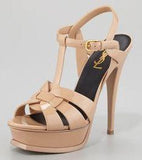 Tribute Patent Sandal-Light Nude - DESIGNER INSPIRED FASHIONS