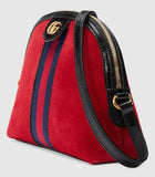 Ophidia Small Shoulder Bag - Red, Chestnut Brown or Black