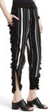 Striped Ruffle Pants - DESIGNER INSPIRED FASHIONS