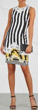 Printed Sheath Dress - DESIGNER INSPIRED FASHIONS
