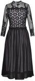 Black Lace and Macrame Dress