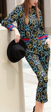 Logo Printed Jacket & Pant Set - DESIGNER INSPIRED FASHIONS