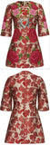 Embellished Heart & Floral-Appliques Mini Dress - DESIGNER INSPIRED FASHIONS