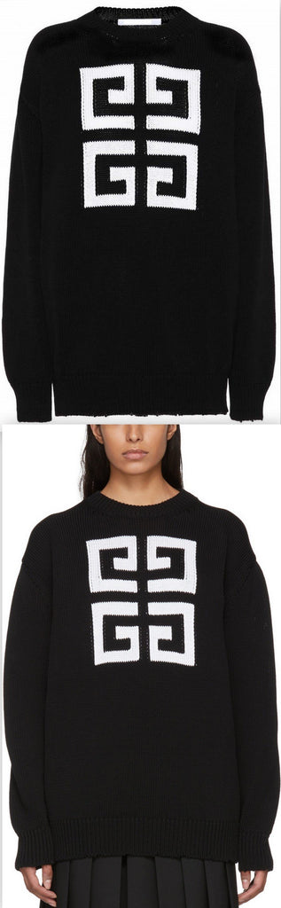 Intarsia Cotton Sweater
