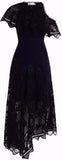 Mercer Bird Floating Dress, Black