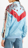 Paneled Embellished Shell Track Jacket