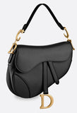 Saddle Calfskin Bag - White or Black