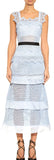 'Petunia' Ruffled Tiered Midi Dress - DESIGNER INSPIRED FASHIONS