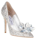 'Cinderella' Inspired Crystal Covered Pointy Toe Pump - DESIGNER INSPIRED FASHIONS