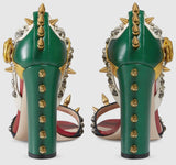 'Malin' Spike Leather Sandals - DESIGNER INSPIRED FASHIONS
