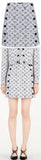 Short A-Line Skirt with Snaps