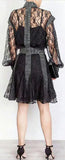 3 PC Lace and Rhinestone Embellished Dress Set