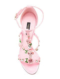 Rose Caged Heel Sandals