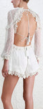'Divinity' Scallop Playsuit