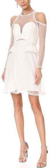 Poppy Dress in White - DESIGNER INSPIRED FASHIONS