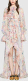 Hydrangea Ruffle Gown - DESIGNER INSPIRED FASHIONS
