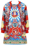 'Carretto' Print Jacket & Dress Set - DESIGNER INSPIRED FASHIONS