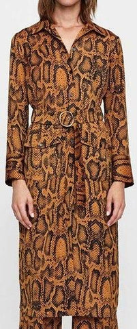 Long Snake Print Shirt