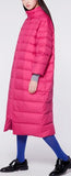 Long Pink Puffer Coat