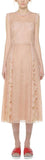 Flower Ramage Lace Dress with Ruffles