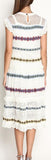 Silk & Lace Midi Dress