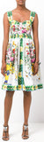 Bouquet Printed Dress - DESIGNER INSPIRED FASHIONS