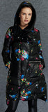 Floral Print Puffer Down Coat