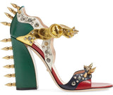 'Malin' Spike Leather Sandals - DESIGNER INSPIRED FASHIONS