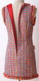 Frayed Mini Tweed Dress