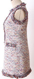 Frayed Mini Tweed Dress