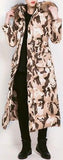 Paneled Puffer Coat with Removable Fur, Camouflage
