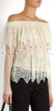 Off-the-Shoulder Pompom-embellished Top